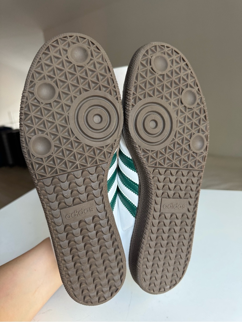 Adidas Samba OG White Green Gum Sneakers Size 11 - Picture 8 of 11